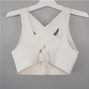 Lululemon Enlite Bra Zip Front White 34D